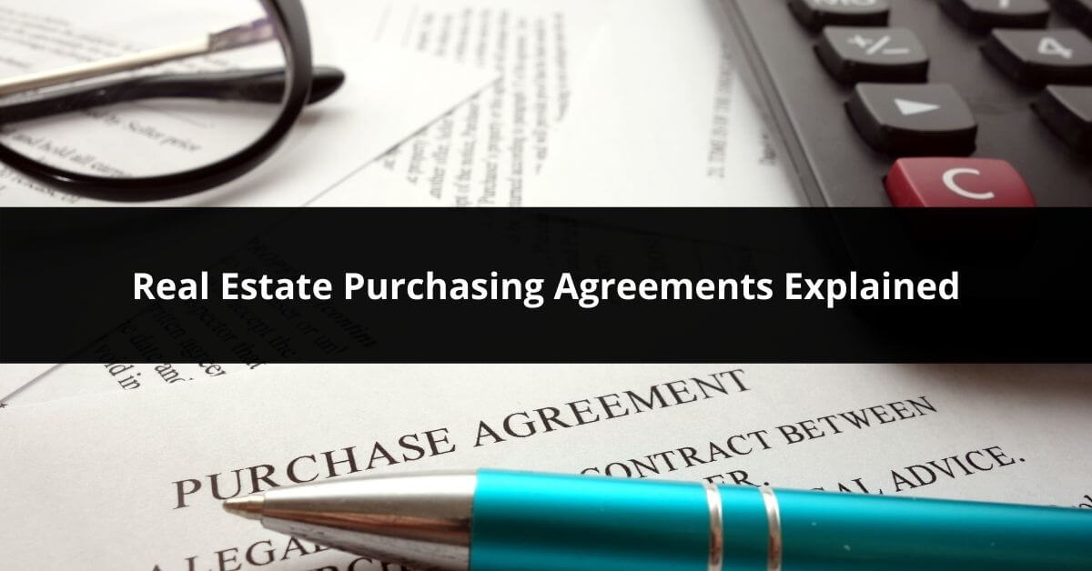 what is a real estate purchasing agreement