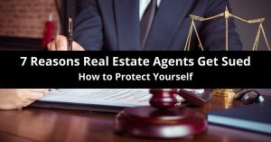 reasons real estate agents get sued